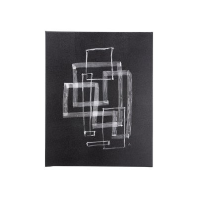 102143-S - Lines III by Mercana Studio a Hand Embellished Textured Canvas