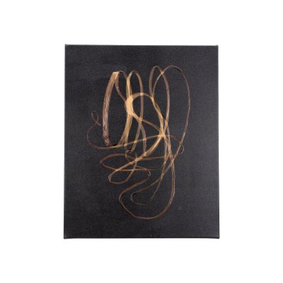 102145-S - Lines V by Mercana Studio a Hand Embellished Textured Canvas