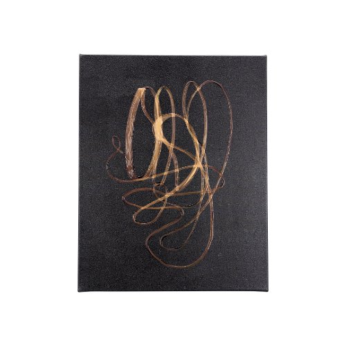 102145-S - Lines V by Mercana Studio a Hand Embellished Textured Canvas