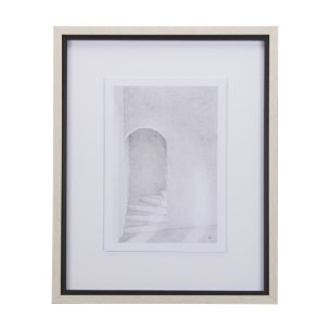 Corridor III by Mercana Studio a Hand Embellished Textured Framed Art Print Matted under Glass
