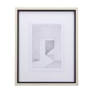 Corridor IV by Mercana Studio a Hand Embellished Textured Framed Art Print Matted under Glass