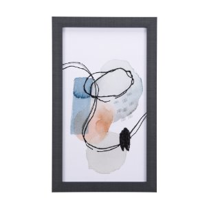 A Cloudy Afternoon I by Mercana Studio a Hand Embellished Textured Framed Art Print