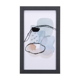 A Cloudy Afternoon II by Mercana Studio a Hand Embellished Textured Framed Art Print