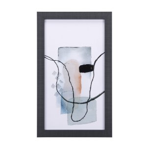 A Cloudy Afternoon III by Mercana Studio a Hand Embellished Textured Framed Art Print