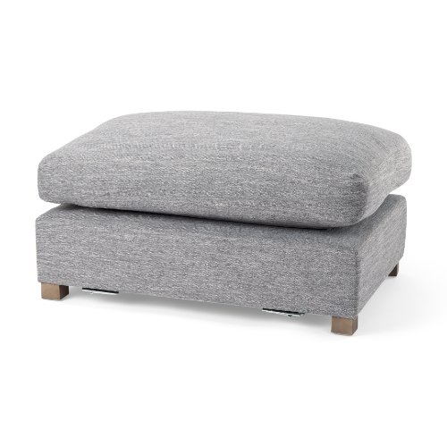 69775 - Valence 38.6L x 26.0W x 17.7H Castlerock Gray 2/3 Ottoman Sectional Piece