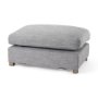 69775 - Valence 38.6L x 26.0W x 17.7H Castlerock Gray 2/3 Ottoman Sectional Piece