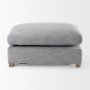 69775 - Valence 38.6L x 26.0W x 17.7H Castlerock Gray 2/3 Ottoman Sectional Piece