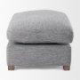 69775 - Valence 38.6L x 26.0W x 17.7H Castlerock Gray 2/3 Ottoman Sectional Piece