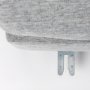 69775 - Valence 38.6L x 26.0W x 17.7H Castlerock Gray 2/3 Ottoman Sectional Piece