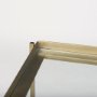 69784 - Trey Gold Metal W/Glass Accent Table