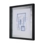 14150 - Lines IV by Mercana Studio a Hand Embellished Textured Framed Art Print Matted under Glass