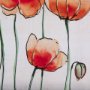 14163 - Meadow flowers I by Mercana Studio a Hand Embellished Textured Framed Art Print Matted under Glass