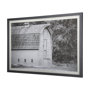 14179 - Grey & White Barn I by Mercana Studio Hand Embellished Textured Framed Photo Art Print Matted under 