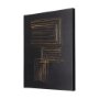 102141-L - Lines I by Mercana Studio a Hand Embellished Textured Canvas