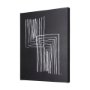 102142-L - Lines II by Mercana Studio a Hand Embellished Textured Canvas