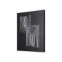 102142-S - Lines II by Mercana Studio a Hand Embellished Textured Canvas