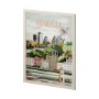 14157 - Georgia Go USA (L) by Mercana Studio a Hand Embellished Decograph Framed Art Print