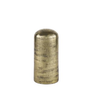 Quonset Tall Brass Finished Aluminum Metal Ornament