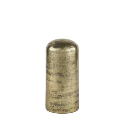 70187 - Quonset Tall Brass Finished Aluminum Metal Ornament