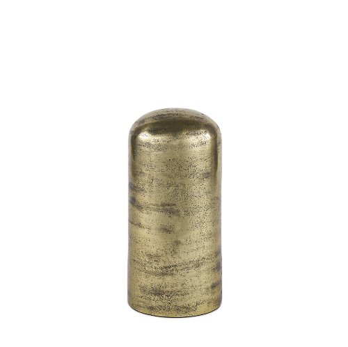 70187 - Quonset Tall Brass Finished Aluminum Metal Ornament