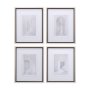 14138 - Corridor II by Mercana Studio a Hand Embellished Textured Framed Art Print Matted under Glass