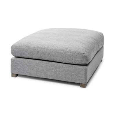 69776 - Valence 38.6L x 38.6W x 17.7H Castlerock Gray Full Size Ottoman Sectional Piece