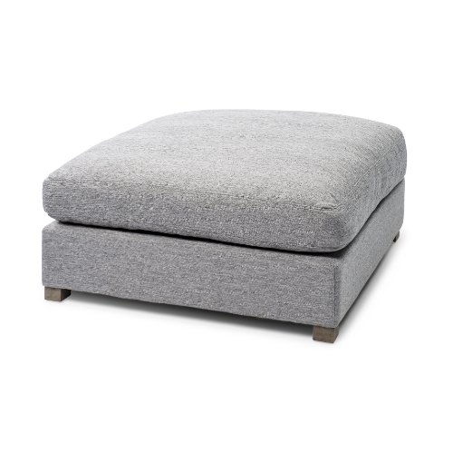 69776 - Valence 38.6L x 38.6W x 17.7H Castlerock Gray Full Size Ottoman Sectional Piece