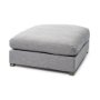 69776 - Valence 38.6L x 38.6W x 17.7H Castlerock Gray Full Size Ottoman Sectional Piece