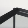 69787 - Trey Black Metal W/Glass Accent Table 