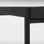 69787 - Trey Black Metal W/Glass Accent Table 