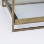 69784 - Trey Gold Metal W/Glass Accent Table