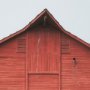 13435 - Red Barn I by Mercana Studio a Hand Embellished Textured Framed Photo Art Print Matted under Glass