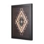 14021 - Brown Tapestry V by Mercana Studio a Hand Embellished Textured Framed Art Print