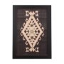 14022 - Brown Tapestry VI by Mercana Studio a Hand Embellished Textured Framed Art Print
