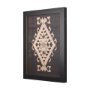 14022 - Brown Tapestry VI by Mercana Studio a Hand Embellished Textured Framed Art Print