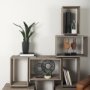 69229 - Simul (Set of 2) Light Brown Wood Modular Shelving Unit