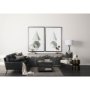 69442 - Zadie 14x26 Light Gray and Dark Gray Fabric Color Blocked Pillow Cover 