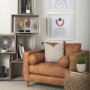 69446 - Allium Brown Handwoven Wool Cylindrical Pouf
