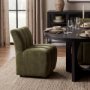 69185 - Liesl 54" Black Wood W/ Circular Top Dining Table