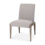 69824 - Palisades Gray Upholstery w/ Solid Wood Armless Dining Chair 