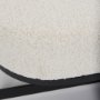69836 - Amelia 55.0L x 18.0W x 18.0H Cream Boucle W/Black Metal Upholstered Bench