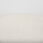 69839 - Amelia Cream Boucle W/Black Metal Upholstered Accent Chair 21.3L x 21.3W x 30.3H