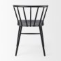 69840 - Colin 21.3L x 21.3W x 30.3H Black Metal Dining Chair