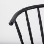 69840 - Colin 21.3L x 21.3W x 30.3H Black Metal Dining Chair