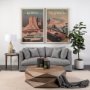 13498 - Arizona Go USA (XL) by Mercana Studio a Hand Embellished Decograph Framed Art Print under Glass