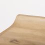 69554 - Givens 25.8"H Seat Height Brown Wood W/Silver Metal Frame Counterstool