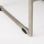 69554 - Givens 25.8"H Seat Height Brown Wood W/Silver Metal Frame Counterstool
