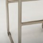 69555 - Givens 31.8"H Seat Height Brown Wood W/Silver Metal Frame Barstool