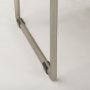 69555 - Givens 31.8"H Seat Height Brown Wood W/Silver Metal Frame Barstool
