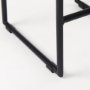 69556 - Givens 25.8"H Seat Height Natural Wood W/Black Metal Counter Stool